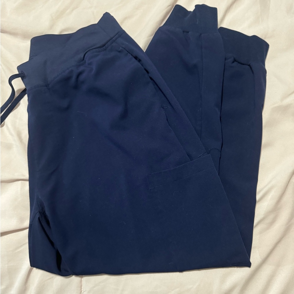 Navy blue mandala scrubs